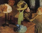 Edgar Degas The Store of  Millinery Spain oil painting artist